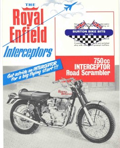 Royal Enfield Interceptor 750 Road Scambler Pamphlet